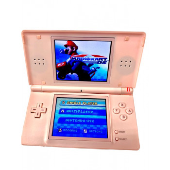 New Nintendo DS Lite Coral Pink - DS Lite Pink - Bundle