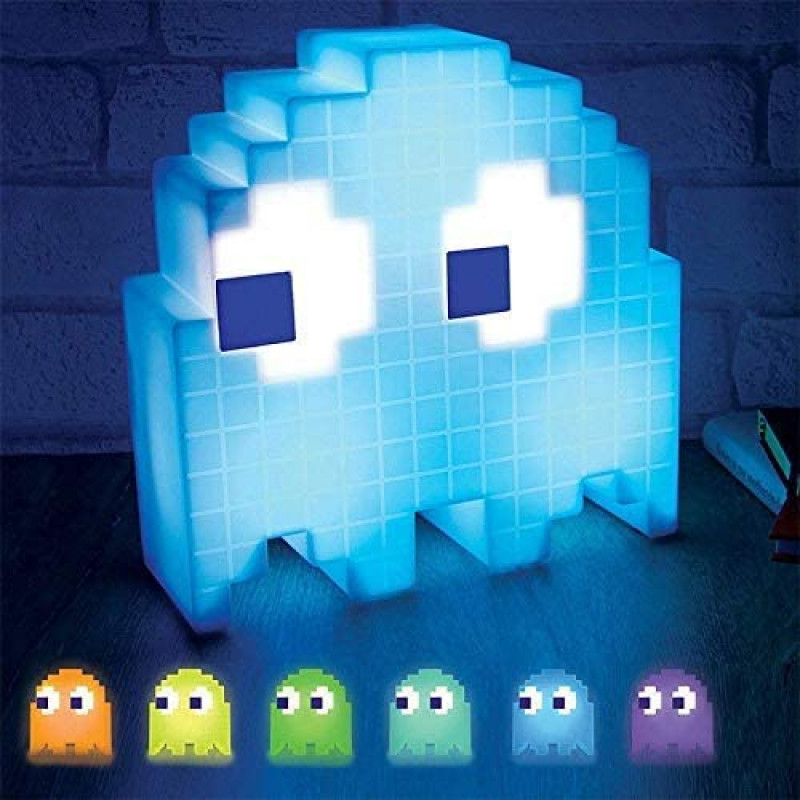 White Pac-Man Pacman Ghost Lamp 