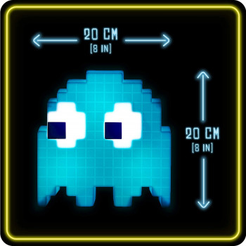 Pac Man Ghost Light - Pacman Light - Color Changing w/Sound Response