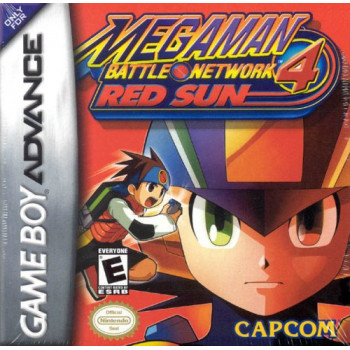 Gameboy Advance - MegaMan Battle Network 4: Red Sun - Solo el Juego*
