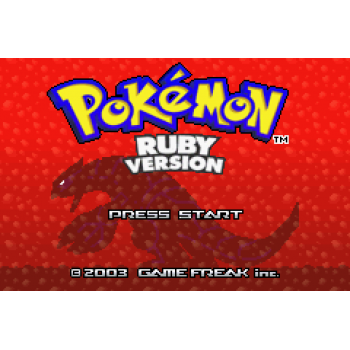 Pokemon Rubí - Gameboy Advance - Solo el Juego*