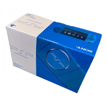 Modded Custom Firmware (CFW) - Blue PSP 3000 w/Box Bundle Complete