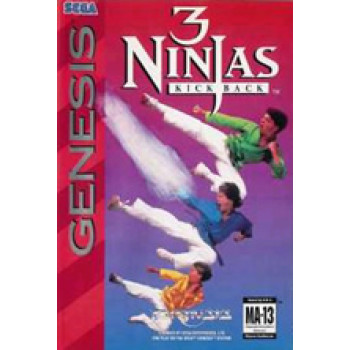 Sega Genesis 3 ninjas Pre-Played - GEN