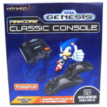 Sega Genesis Firecore Classic Console - 20 Built-in Games - Open Box
