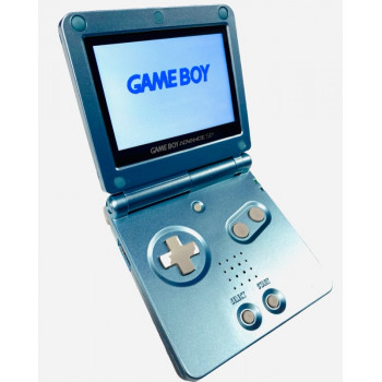 New Upgraded Limited Edition SP Pearl Blue Bundle - Gameboy Advance SP