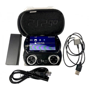 Black PSP Go Jailbroken - Modded PSP Go Bundle Complete*