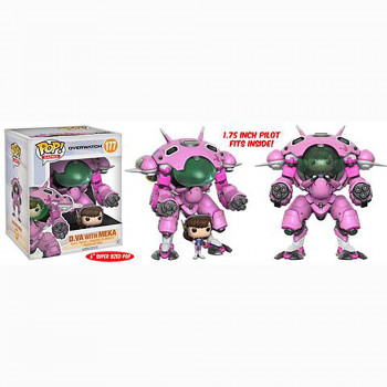 Toy - Over Sized POP&Buddy - Vinyl Figure - Overwatch - 2PK - D.Va&Meka 6"