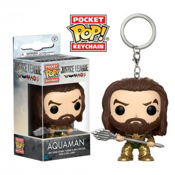 Toy - Pocket POP Keychain - Vinyl Figure - Justice League - Aquama