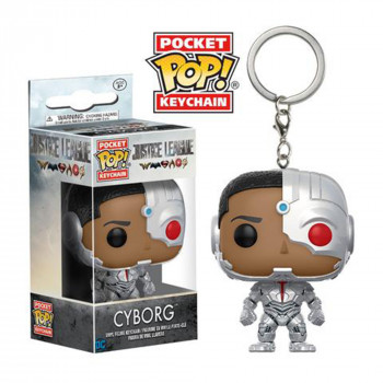 Toy - Pocket POP Keychain - Vinyl Figure - Justice League - Cyborg