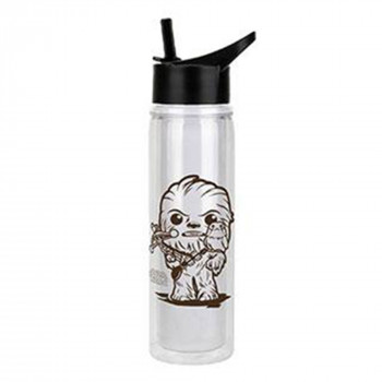 Novelty - Water Bottle - Star Wars - The Last Jedi - Chewbacca&Porg