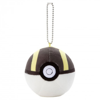 Toy - Plush - Pokemon - 3" Mocchi Mocchi Pokeball Keychain - Ultra Ball