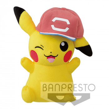 Toy - Plush - Pokemon - 10" Pokemon The Movie Vol3 - Pikachu with Gen6 Hat