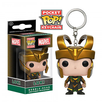 Toy - Pocket POP Keychain- Vinyl Figure - Marvel - Loki