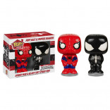 Toy - POP - Salt N' Pepper Shakers - Spider-Man&Black Suit Spider-Man (Marvel)