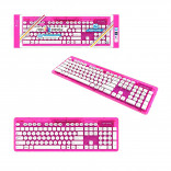 PC - Keyboard - Rock Candy - Wireless Keyboard - Pink Paloozza (PDP)