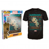 Novelty - Funko - T-Shirt - POP - Size Small - GOTG - Groot Line Up