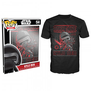 Novelty - Funko - T-Shirt - POP - Size Medium - Star Wars Episode 7 - Kylo Ren Poster