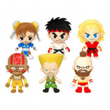 Capcom Street Fighter 7" Plush - Asst 6pc Set