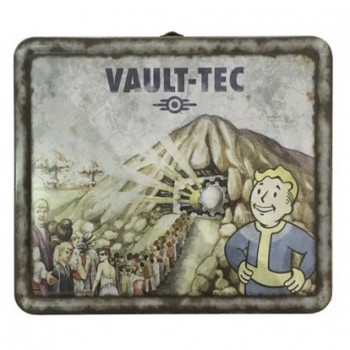 Novelty - Tin - Fallout - Vault-Tec Weathered Tin Tote