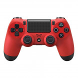 PS4 - Controller - Wireless - Dualshock 4 - Red - Refurbished (Sony)