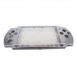 PSP 2000 - Repair Part - Faceplate - FRONT SHELL ONLY - Ice Silver (Third Party)