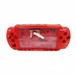PSP 2000 - Repair Part - Full Housing Shell - FULL SET - Red (Third Party)