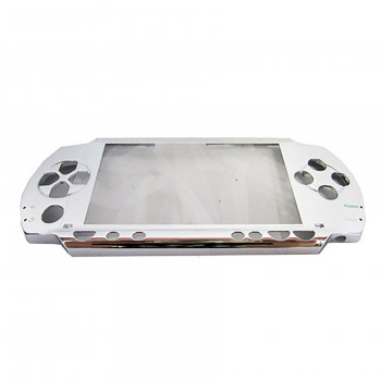 PSP 1000 - Repair Part - Metallic Faceplate - FRONT SHELL ONLY - Pearl White (Third Party)