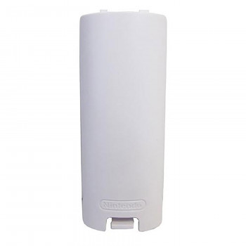Wii - Repair Part - Remote Control Battery Door Cover - White (Third Party)