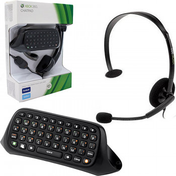 Xbox 360 - Adapter - Chat Pad - Black (Microsoft)