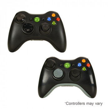 Xbox 360 - Controller - Wireless Refurbished with replaced button - Black (Microsoft)
