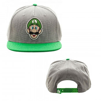 Novelty - Hats - Nintendo - Luigi Rubber Sonic Weld Snapback