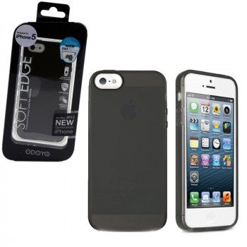 Iphone 5 Case Soft Edge Graphite Black (odoyo)