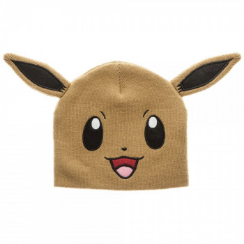 Novelty - Hats - Pokemon - Eevee Bigface Beanie