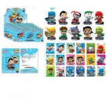 Little Mates DC Universe Figurines & Puff Sticker Set Assorted 18 Pieces