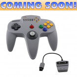 N64 Retro Controller Wireless Turbo Grey - Nintendo 64 Wireless Pad