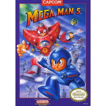 Original Nintendo Mega Man 5 Pre-Played - NES