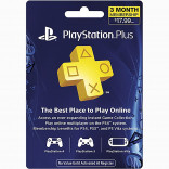 PS3 - PS4 - Subscription Card - PSN Live - 3 Month Membership - PS3/PS4/PSvita Compatible (Sony)