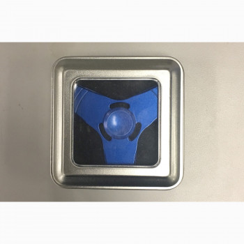 Novelty - Fidget Spinner - Tri-Metal Spinner - Blue