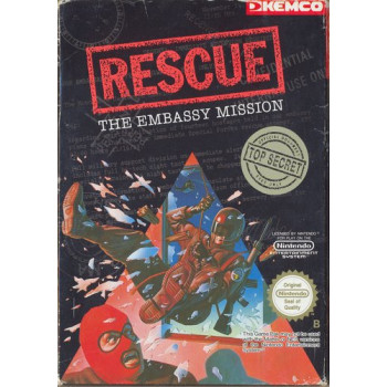 Original Nintendo Rescue: The Embassy Mission Pre-Played - NES