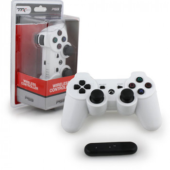 PS3 White Controller Wireless 2.4 Ghz Controller White Controller Pad