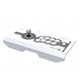 White PS4 Kai Arcade Fight Stick Controller by Hori Real Arcade Pro.