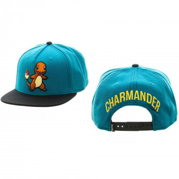 Novelty - Hats - Pokemon - Charmander Color Block Snapback