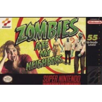 Super Nintendo Zombies Ate My Neighboors - SNES Zombies Ate My Neighboors - Solo el Juego