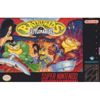 Super Nintendo Battletoads in Battlemaniacs - SNES Battletoads - Sol el Juego 