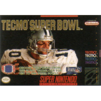 Super Nintendo Tecmo Super Bowl Pre-Played - SNES