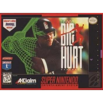 Super Nintendo Big Hurt Baseball