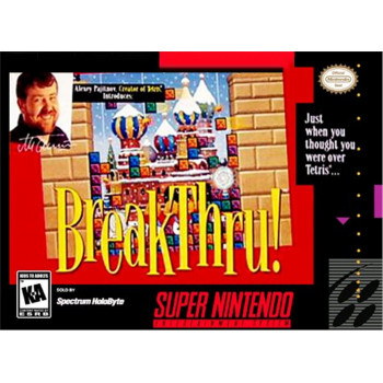 Super Nintendo Breakthru (Cartridge Only)