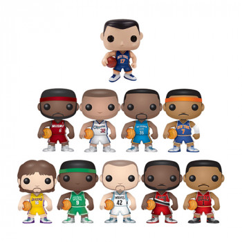 Toy Nba Vinyl Figure Pop 16pcs Assorted (3pc Lebron James 3pc Kevin Love 2pc Derrick Rose 2pc Kevin Durant 1pc Blake Griffin 1pc Carmelo Anthony 1pc Pau Gasol 1pc Rajon Rondo 1pc Lamarcus Aldridge 1pc Jeremy Lin)