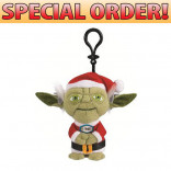 Toy Star Wars Santa Hat Talking Mini Plush Clip-ons Yoda Santa 16 Pcs