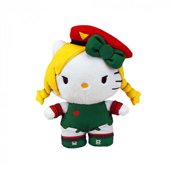 Toy Street Fighter X Sanrio Hello Kitty Cammy Plush 6